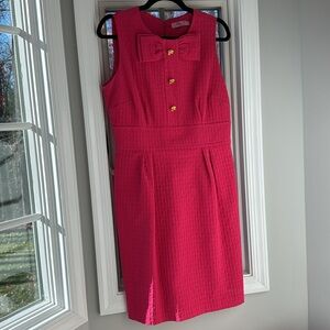 Eliza J New York Pink Sleeveless Textured Dress, size 12